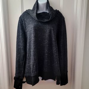 90 DEGREES by Reflex Cropped Cowl Neck Top NWOT